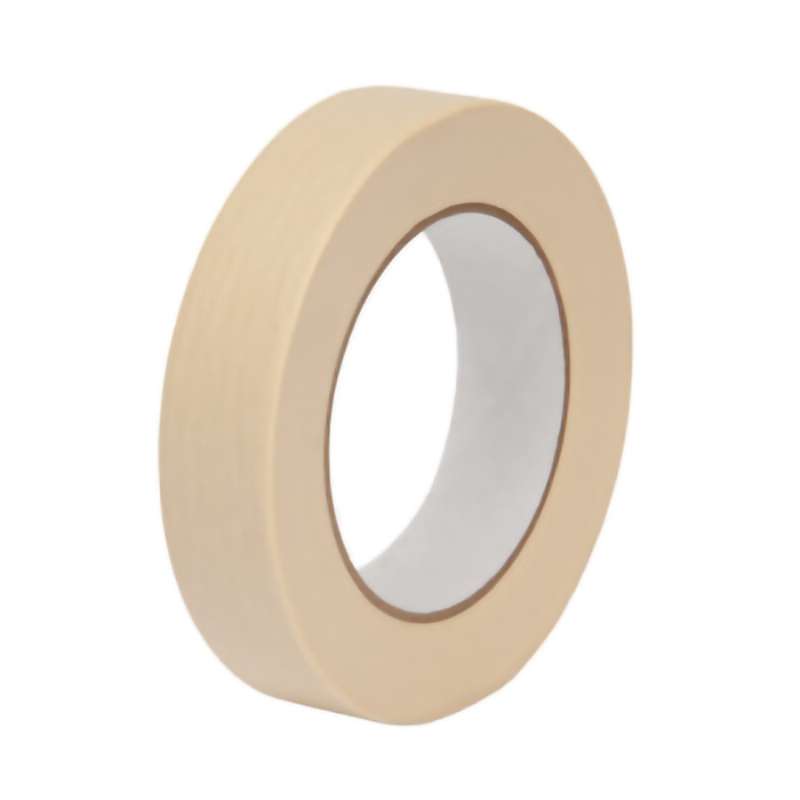 Masking Tape, 1" x60 Yds, 3" Core, 5.8 mil, Tan
